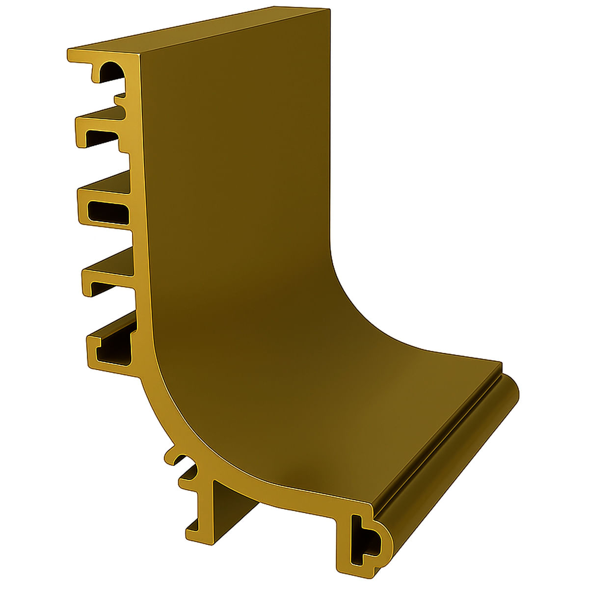 Puxador Perfil Cava Rm-195 3 Metros Inox Polido Rometal 40376_0